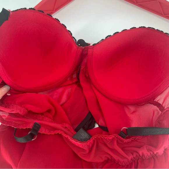 2FOR$30 Apt. 9 Red & Black Babydoll Cami With Lace - Picture 11 of 11